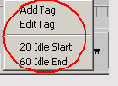      add time tag,    time tags