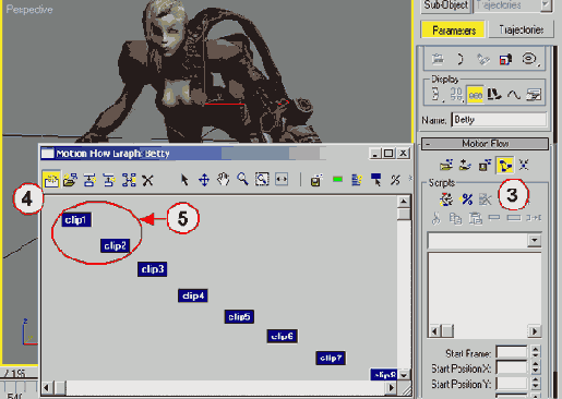     motion flow graph