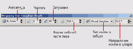 Инструмент Roughen Brush